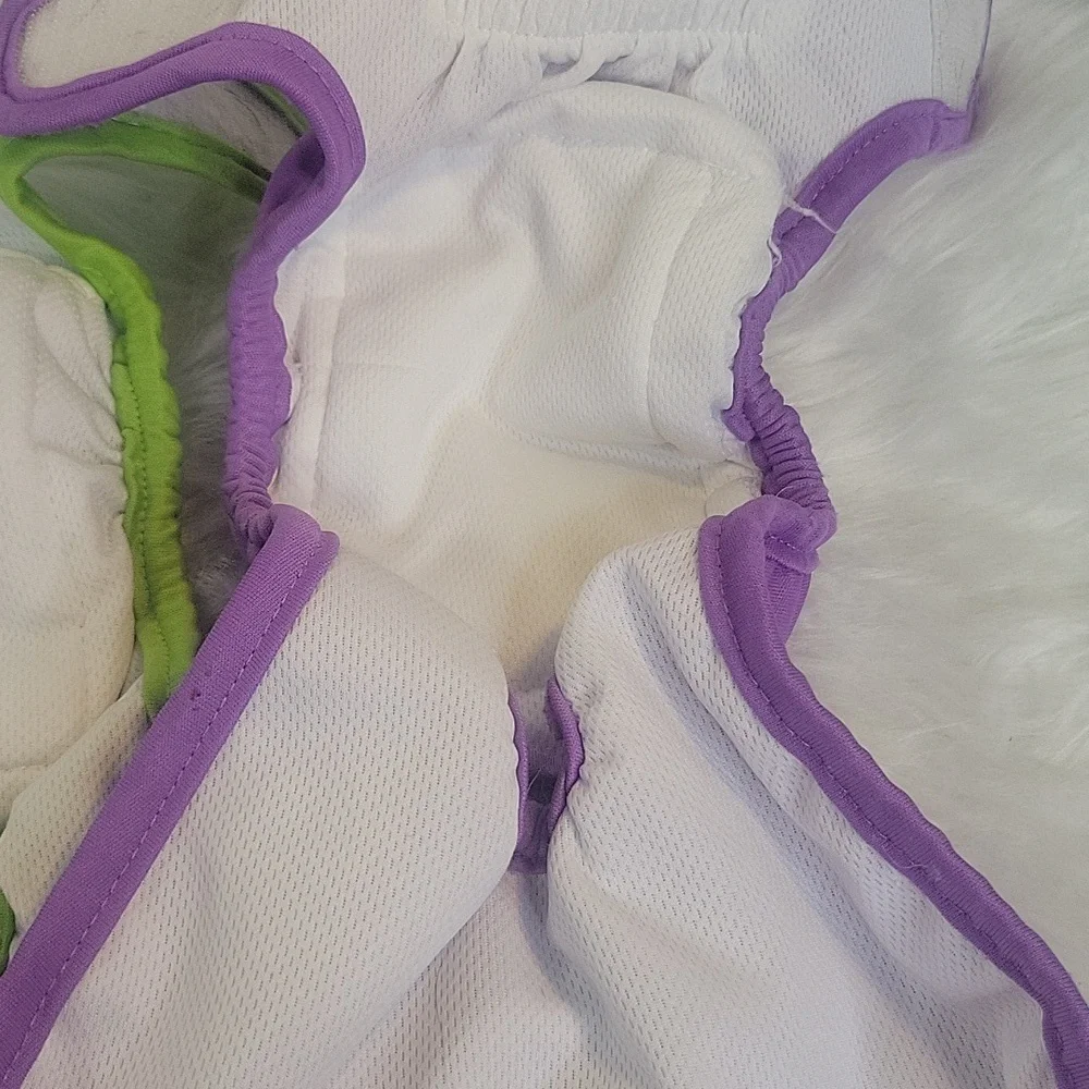Pet‎ Magasin 3 piece Blue, Green, Purple Dog Diapers Small